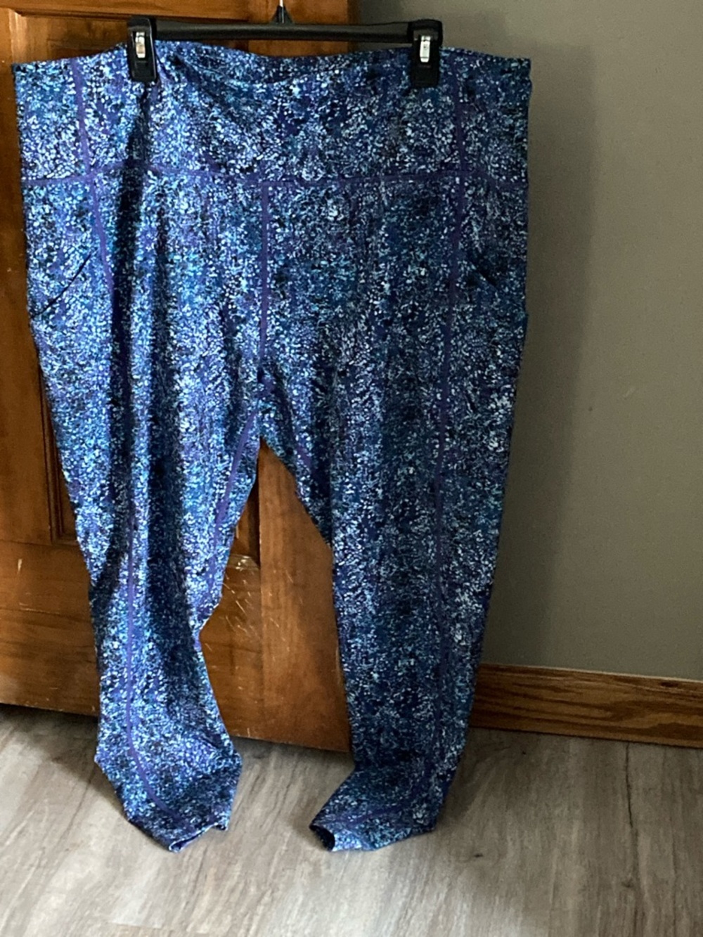 Zella Blue Printed Active leggings